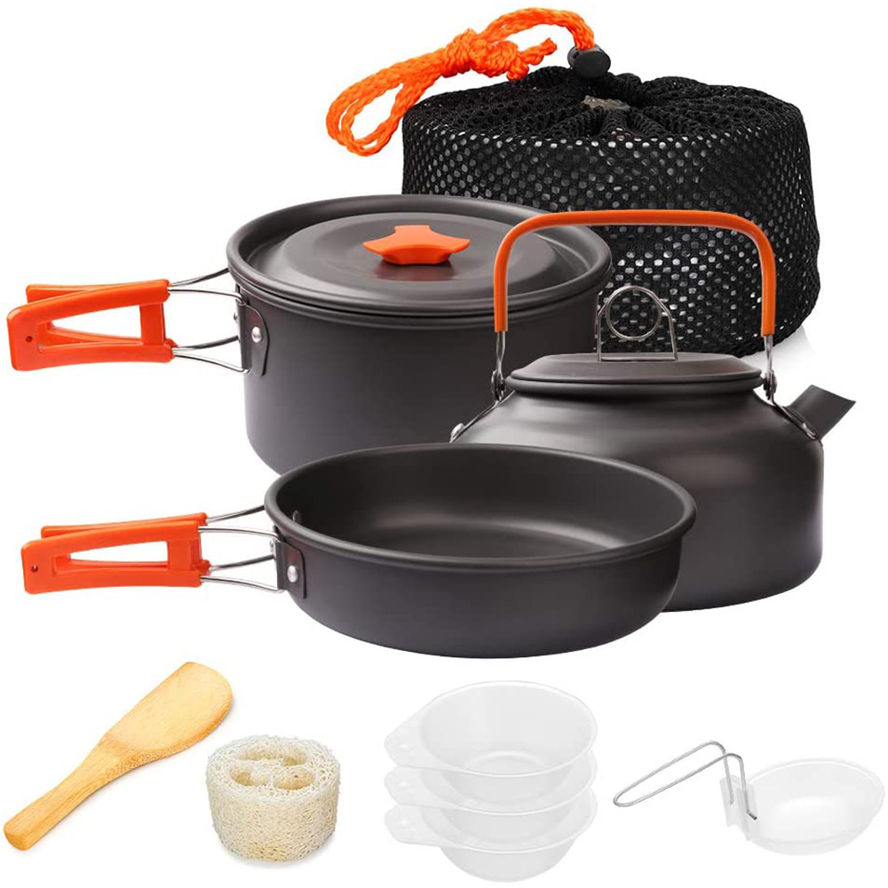 1pcs/1set Camping Cookware Kit - Outdoor Camping Dining Set recension och pris