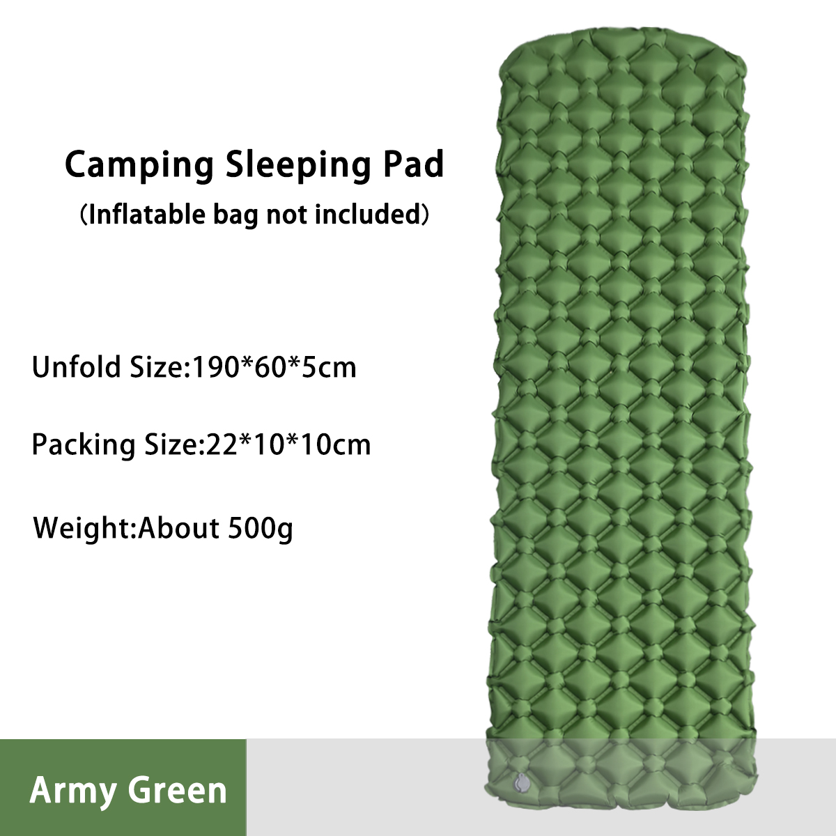 Camping Inflatable Mattress in - Bed Outdoor Camping recension och pris